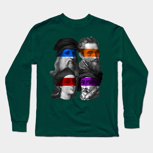 Art Ninjas Long Sleeve T-Shirt by emodist